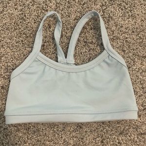Morgan Stewart Sport light blue sports bra
